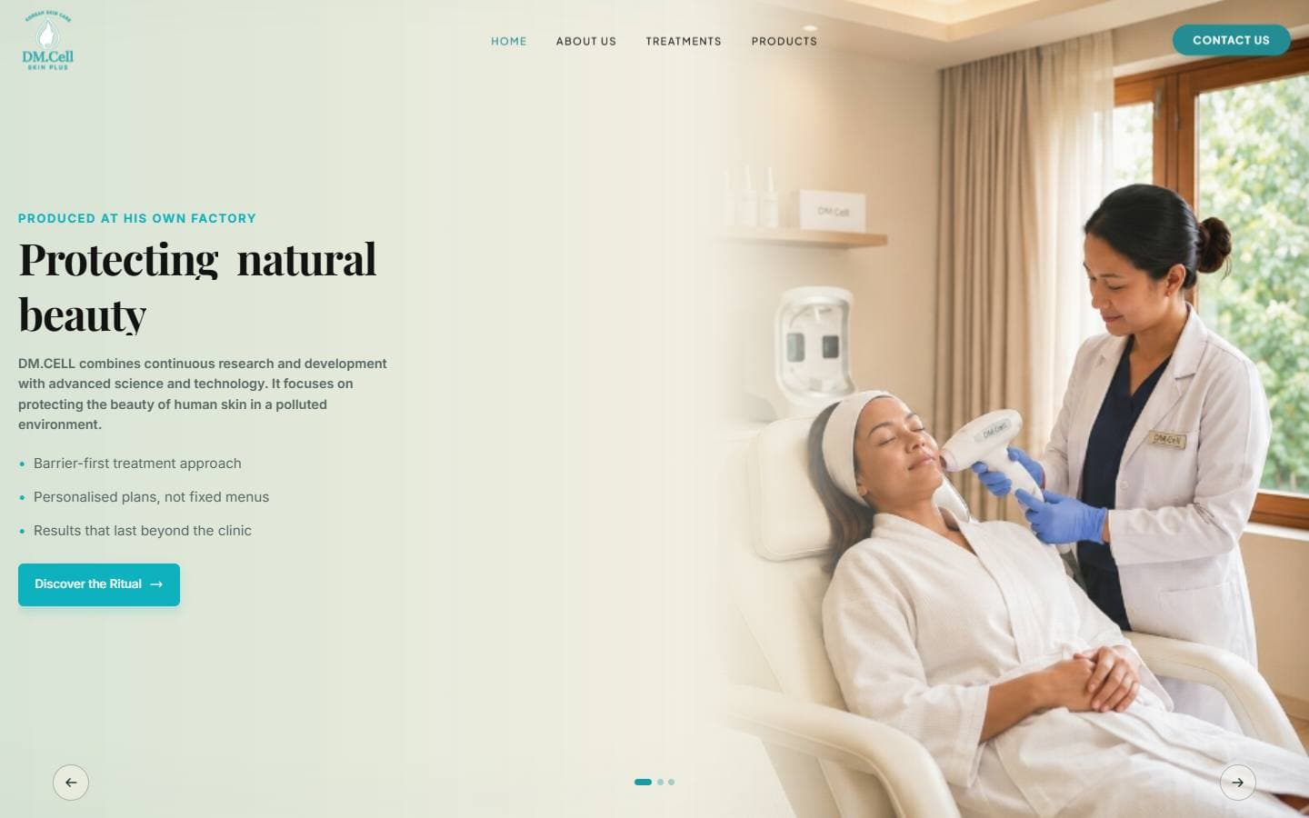 DM.Cell website