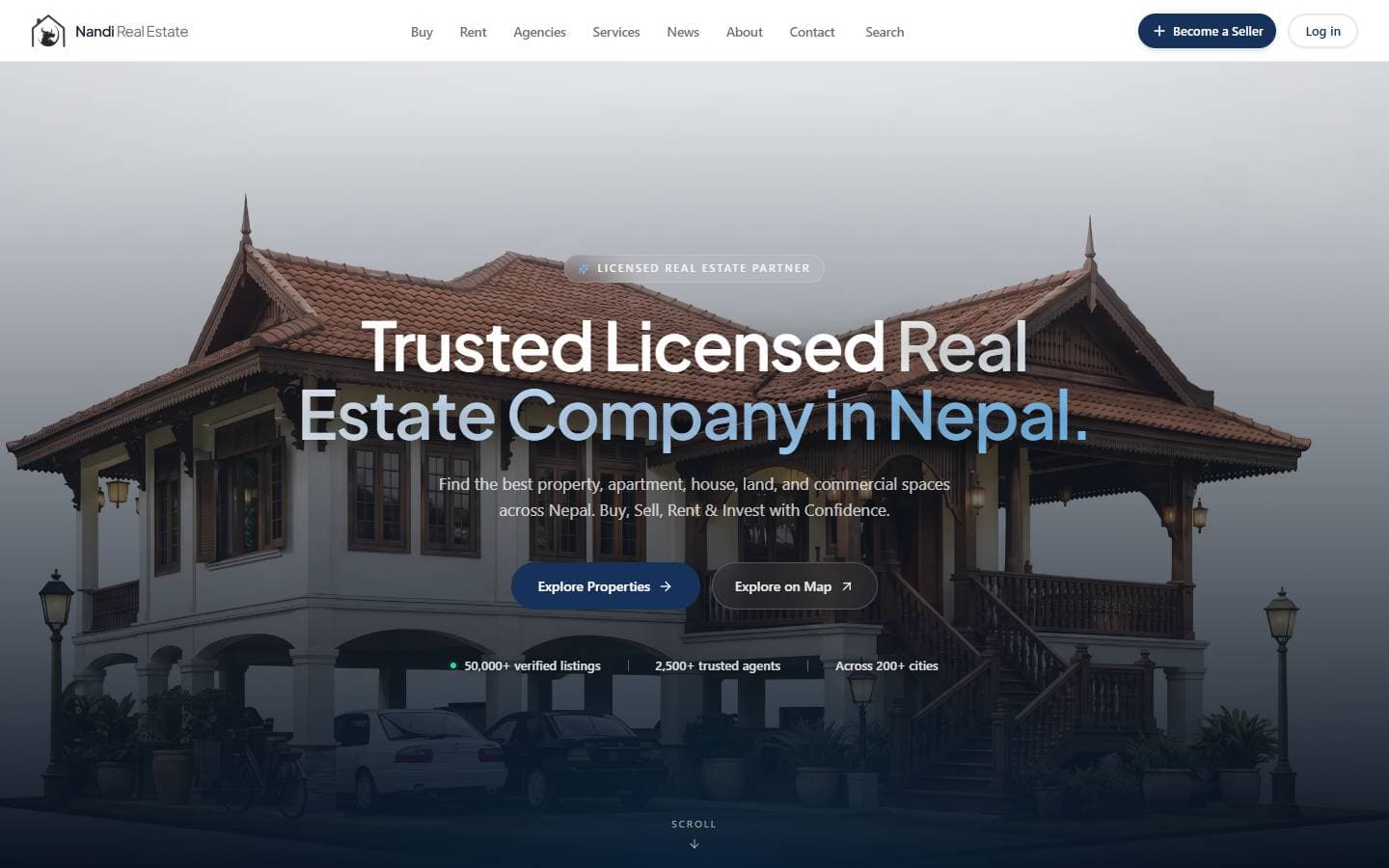 Nandi Real Estate website